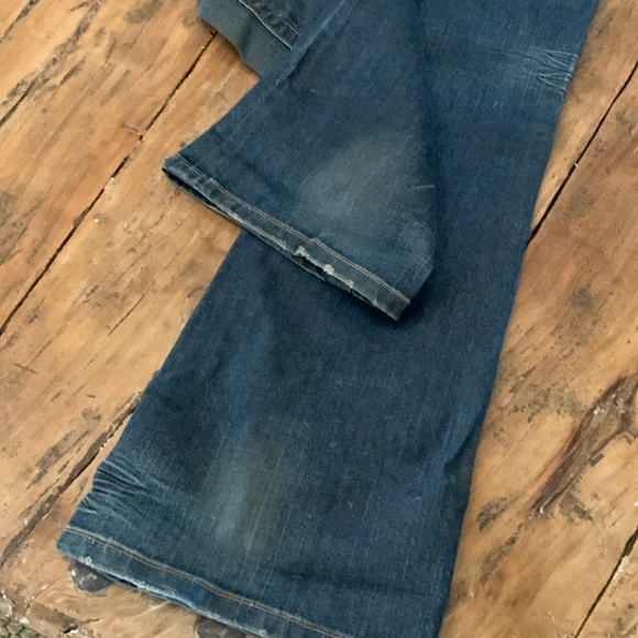 Level 99 hair on hide low rise home designed jeans - Picture 10 of 11